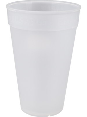 ÖkoCup | Beker | PP | reusable | 400ml | transparant | 20 stuks