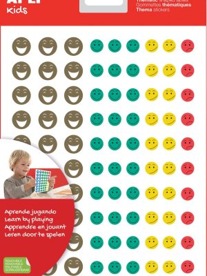 Apli Kids beloningsstickers Happy Smile, blister met 12 vellen