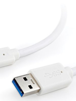 Cablexpert oplaad- en gegevenskabel, USB 3.0-stekker naar USB 3.1 type-C-stekker, 1,8 m