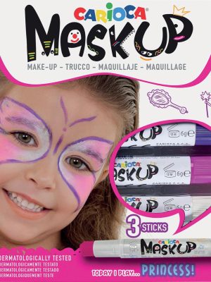 Carioca maquillagestiften Mask Up Princess, doos met 3 stiften