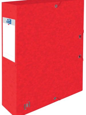 Elba elastobox Oxford Top File+ rug van 6 cm, rood