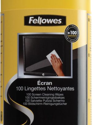 Fellowes schermreinigingsdoekjes, bus van 100 stuks