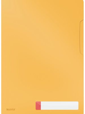 Leitz Cosy L-map, ft A4, PP van 200 micron, ondoorzichtig, geel
