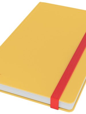 Leitz Cosy notitieboek met harde kaft, voor ft A5, geruit, geel