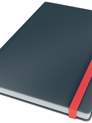 Leitz Cosy notitieboek met harde kaft, voor ft B5, gelijnd, grijs