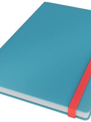 Leitz Cosy notitieboek met harde kaft, voor ft B5, geruit, blauw