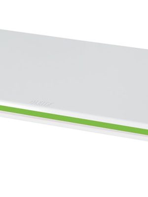 Leitz Ergo WOW verstelbare monitorstandaard, wit-groen