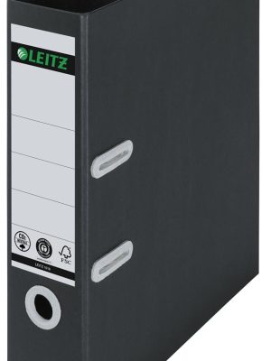 Leitz Recycle ordner, rug van 8 cm, zwart