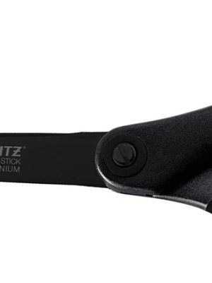 Leitz schaar, 18 cm, anti-klevend titanium, zwart