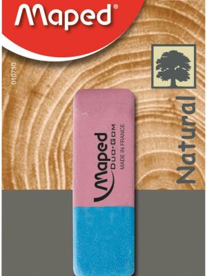 Maped gum Duo-Gom, groot formaat, op blister