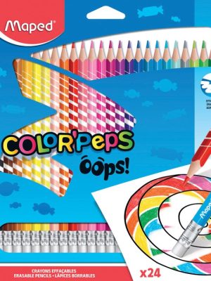 Maped kleurpotlood Color&apos;Peps Oops, 24 potloden in een kartonnen etui