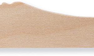 Mes uit hout, gecoat, 165 mm, pak van 100 stuks