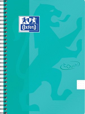 Oxford School Touch spiraalblok, ft B5, 140 bladzijden, dots 5 x 5, munt