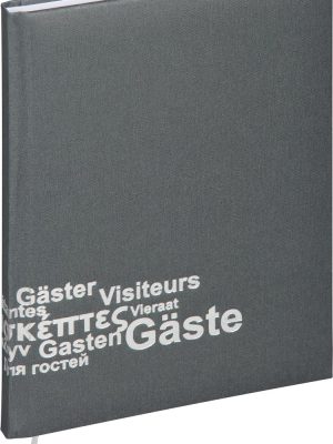 Pagna gastenboek, donkergrijs