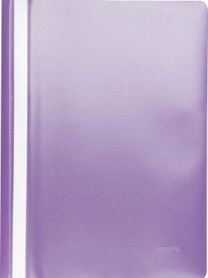 Pergamy snelhechtmap, ft A4, PP, pak van 25 stuks, paars