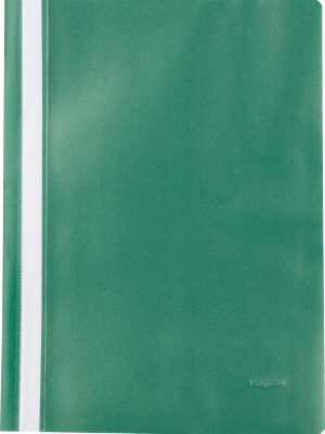 Pergamy snelhechtmap, ft A4, PP, pak van 5 stuks, groen
