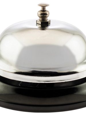 Receptiebel, uit staal, diameter 85 mm