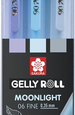 Sakura roller Gelly Roll Moonlight, etui van 3 stuks Calm
