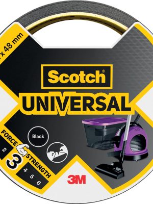 Scotch ducttape Universal, ft 48 mm x 10 m, zwart