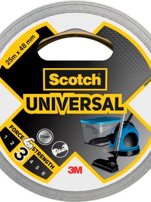 Scotch ducttape Universal, ft 48 mm x 25 m, zilver