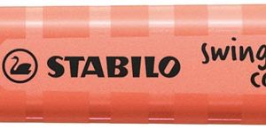STABILO swing cool markeerstift, mellow coral red