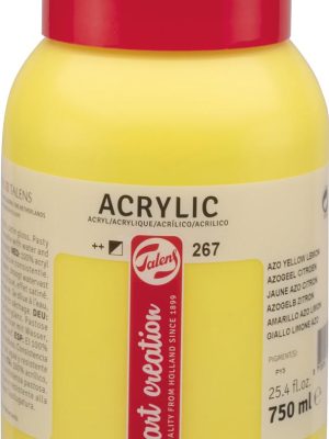 Talens Art Creation acrylverf flacon van 750 ml, azogeel citroen