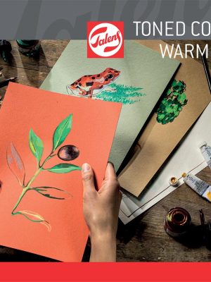 Talens gekleurd tekenpapier, warme kleuren, ft A3