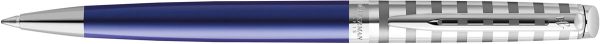 Waterman balpen Hémisphère Deluxe Marine Blue met palladium detail