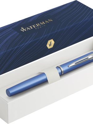 Waterman vulpen Allure, fijne punt, giftbox, blauw