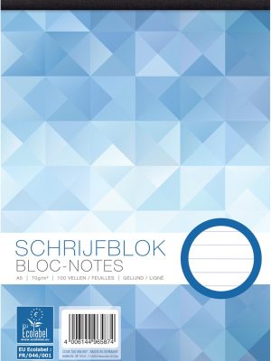 Work schrijfblok, ft A5, 70 g/m², 100 vel, gelijnd