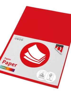 Kopieerpapier quantore col-50 a4 160gr felrood