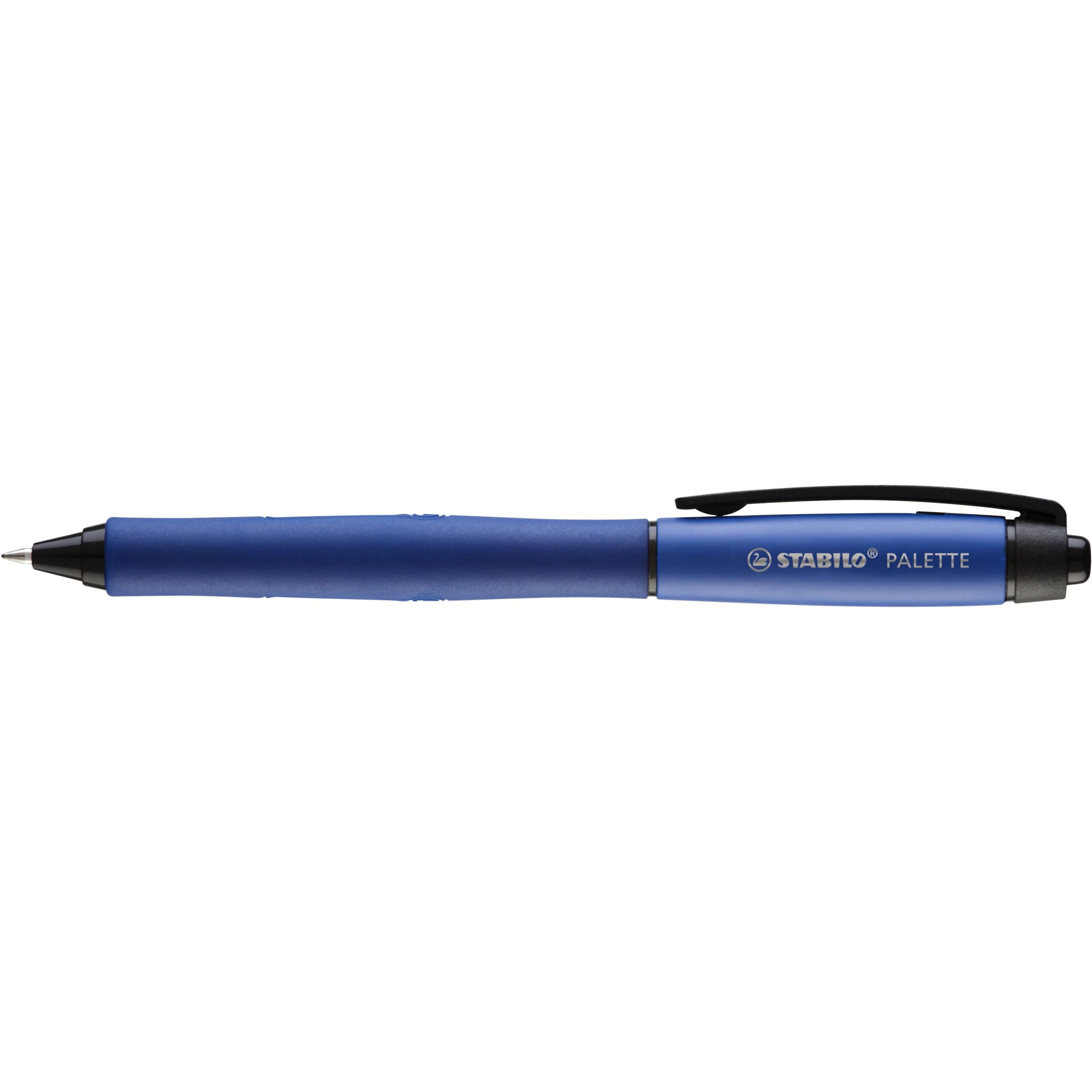 STABILO PALETTE, rollerball met drukmechanisme, blauw, lijnbreedte F (0.4 mm), 10 stuks, blauw schrijvend 1 STABILO PALETTE, rollerball met drukmechanisme, blauw, lijnbreedte F (0.4 mm), 10 stuks, blauw schrijvend