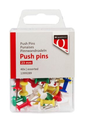 Push pins quantore assorti 40 stuks