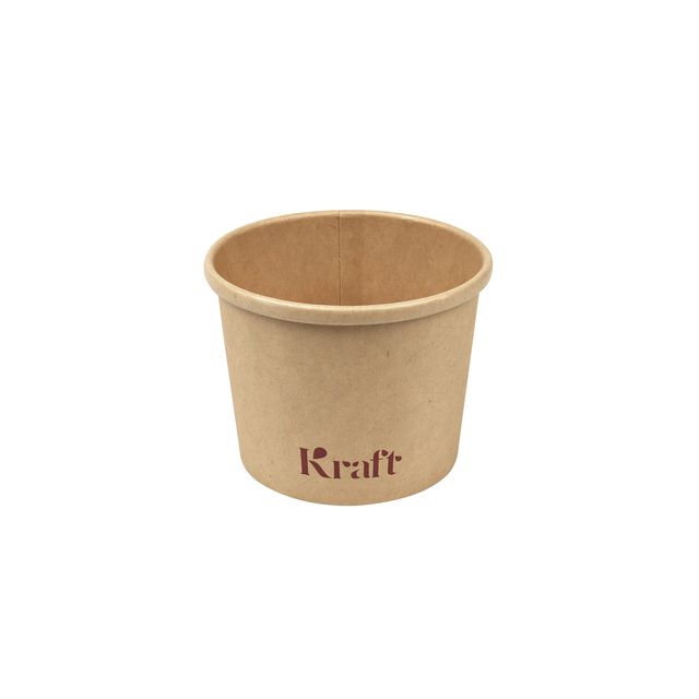Soepbeker iezzy 350ml d 98mm kraft | 20 stuks 1 Soepbeker iezzy 350ml d 98mm kraft | 20 stuks