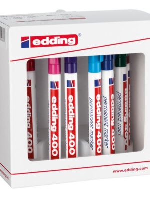 Viltstift edding 400 rond 1mm assorti