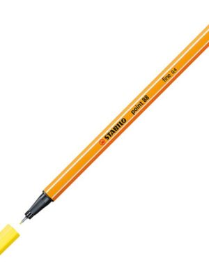 STABILO point 88, premium fineliner 0.4 mm, citroen geel, per stuk