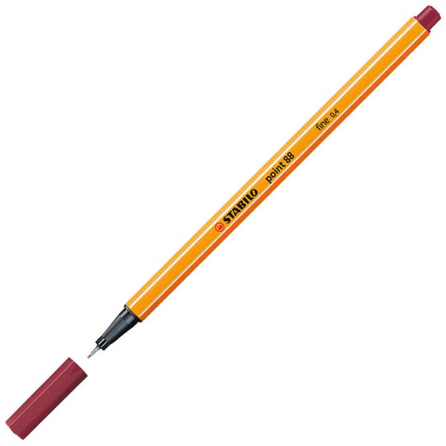 Fineliner stabilo point 88/19 f heidepaars | 10 stuks 1 Fineliner stabilo point 88/19 f heidepaars | 10 stuks