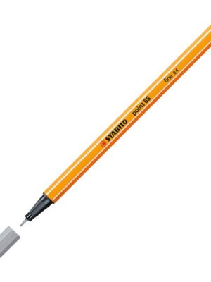 STABILO point 88, premium fineliner 0.4 mm, middel koud grijs, per stuk