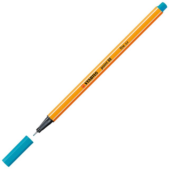 Fineliner stabilo point 88/31 f lichtblauw | 10 stuks 1 Fineliner stabilo point 88/31 f lichtblauw | 10 stuks