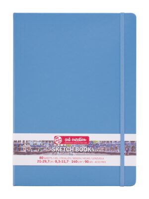 Schetsboek talens art creation 210x300mm blauw | 5 stuks
