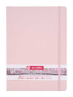 Schetsboek talens art creation 210x300mm roze | 5 stuks