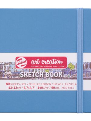 Schetsboek talens art creation 120x120mm blauw | 5 stuks