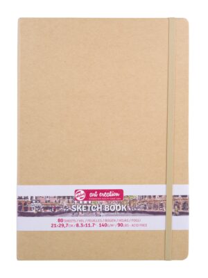 Schetsboek talens art creation 210x300mm kraft