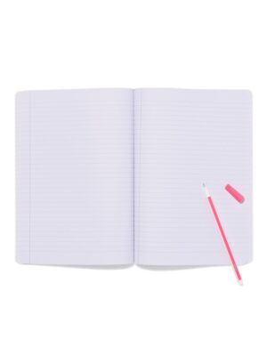 HEMA HEMA Schrift 22.5x18cm Gelinieerd Kat