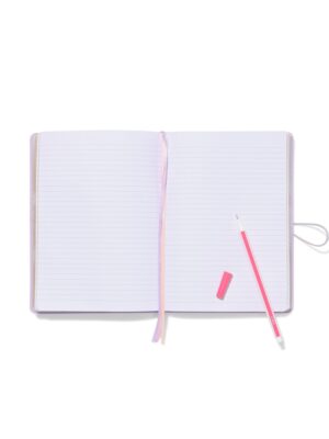 HEMA HEMA Notitieboek 21.5x15.5cm Gelinieerd Immitatieleer