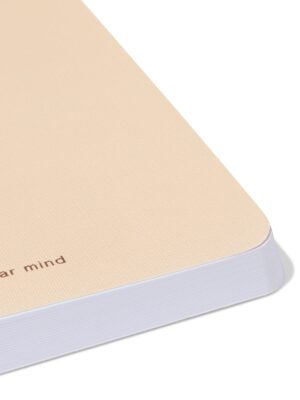 HEMA HEMA Structuurplanner A5 Beige