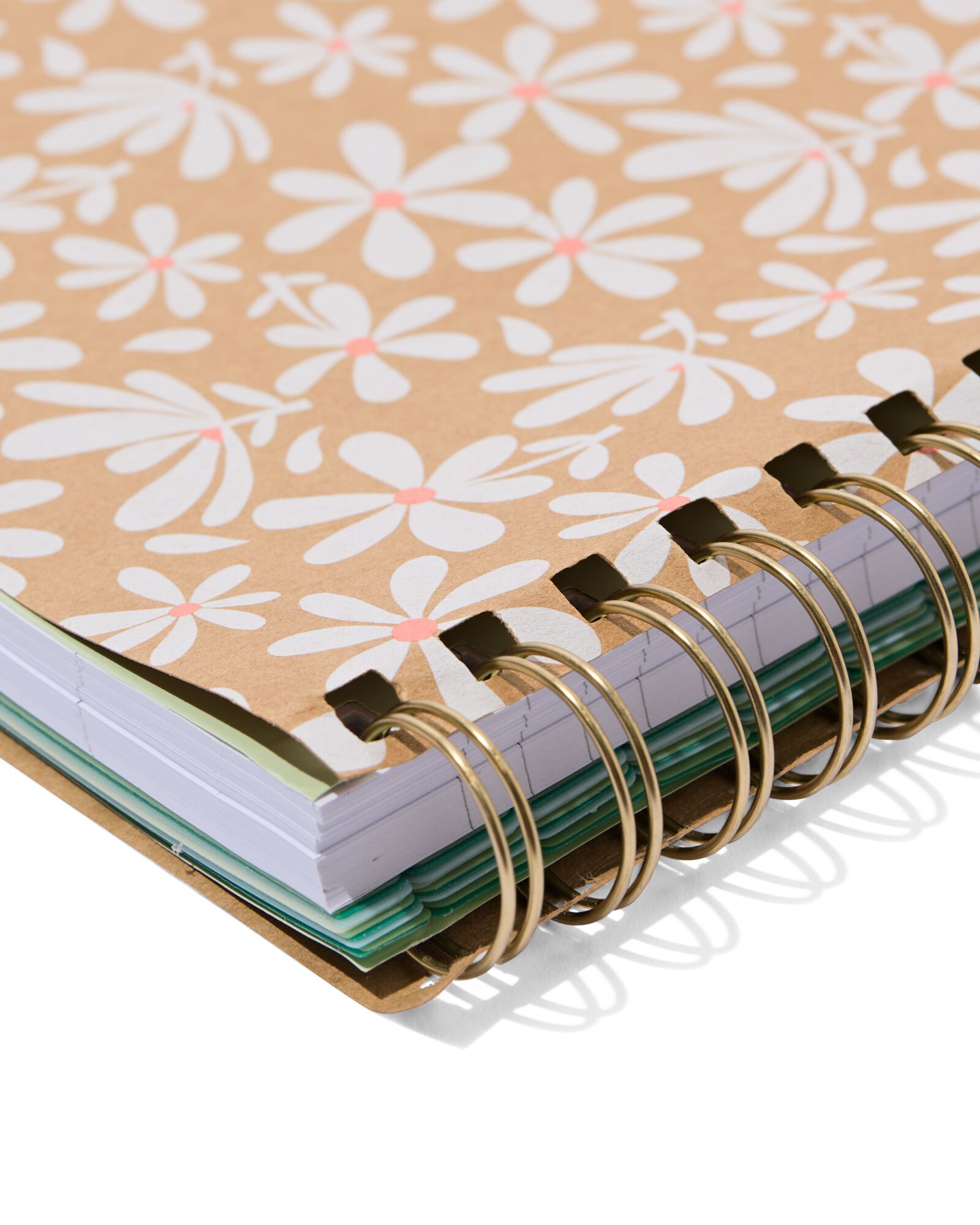 HEMA HEMA Collegeblok 10-in-1 A4 Bloemen 1 HEMA HEMA Collegeblok 10-in-1 A4 Bloemen