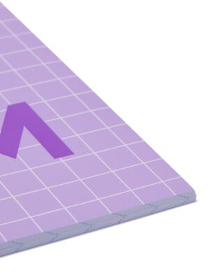 HEMA HEMA Schriften Lila A5 Geruit 10mm - 3 Stuks (lila)