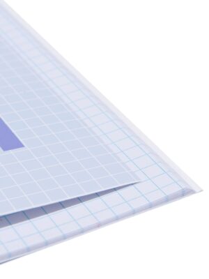 HEMA HEMA Schriften A4 Geruit 5mm Blauw - 3 Stuks (blauw)