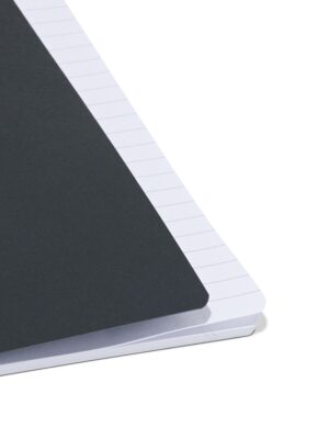 HEMA HEMA Schriften A5 Gelinieerd Zwart - 3 Stuks